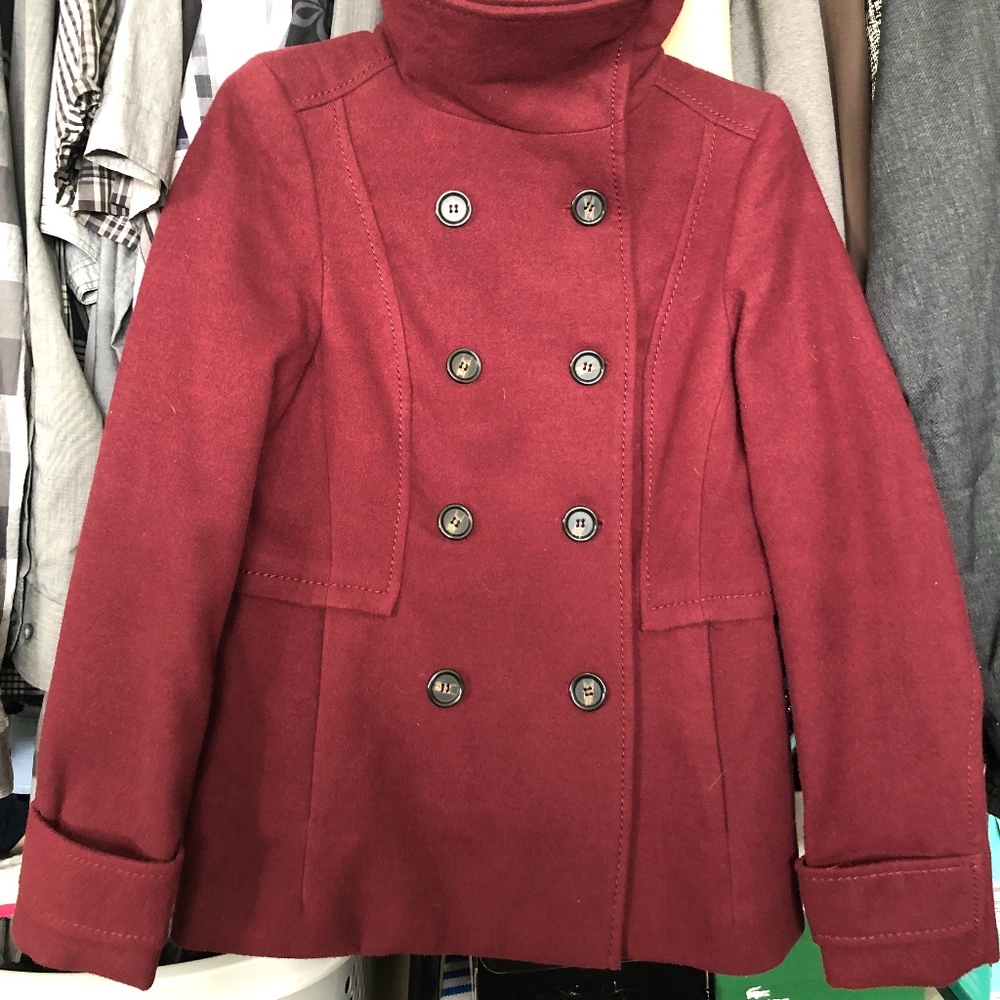 H&M - Maroon Jacket (size 6 women)